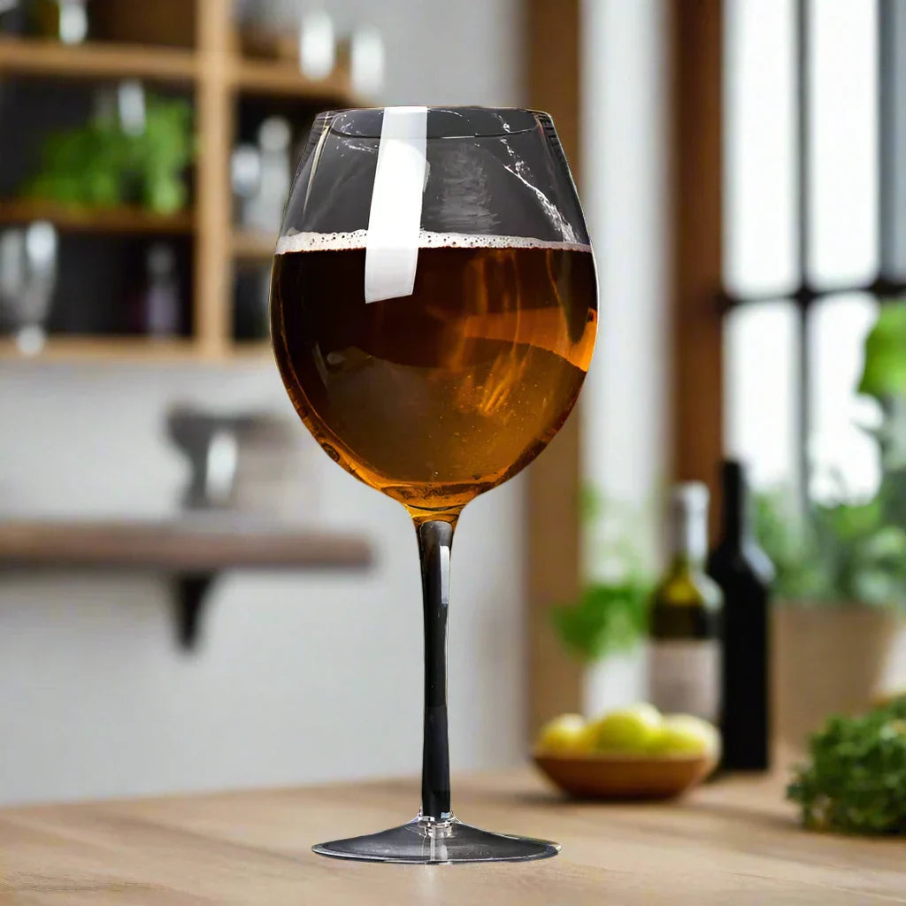 Riesige 106 Oz Weinglas und Bierkrug-Kombo - 3000ML Extra Großes Kristallglas für Partys, Hochzeiten und Feiern