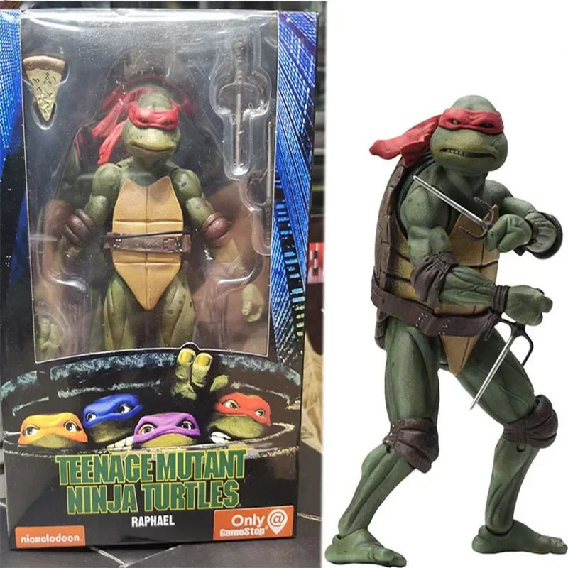 Ninja Turtle Anime Figur Neca 1990 Filmversion Limitierte Edition Actionfigur Modell PVC Statue Sammlungen Geschenke Für Kinder