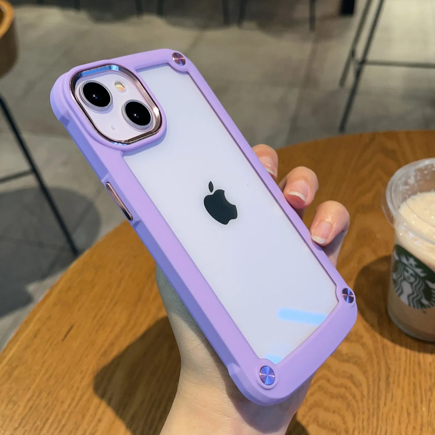 Stoßfestes Armor Bumper Case für das iPhone