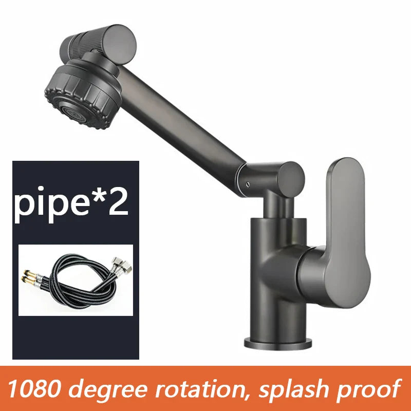 Sandsberg | Warm- und Kaltwasser-Badezimmerwaschtischarmatur