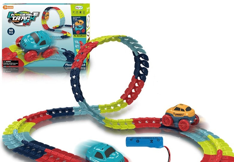 Sandsberg | FlexiTrack | Flexibles Leuchtspur-Set für Kinder