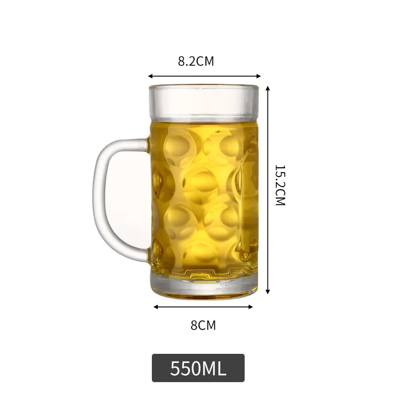 20 - 40oz (600-1200ML) Dickes Glas Hochkapazitäts Transparentes Bierkrug