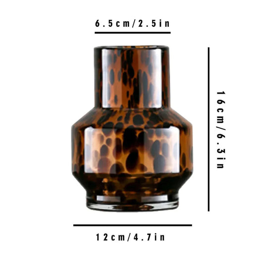 Leicht Luxus Leopard Glasvase - Sandsberg Home Accents