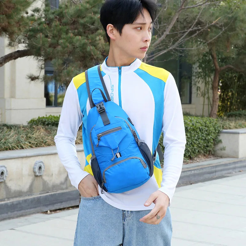 Sandsberg | SecurePack | Diebstahlsichere wasserdichte Mehrfachfach-Schulter-Rucksack – Leichte Crossbody-Reisetasche