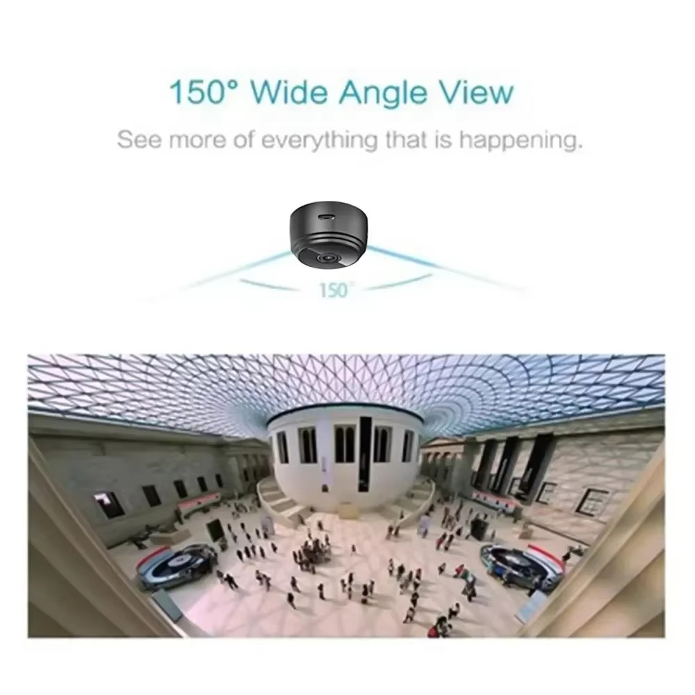 Sandsberg | Kompakte HD 720P drahtlose Mini Smart-Sicherheitskamera mit mobiler Überwachung