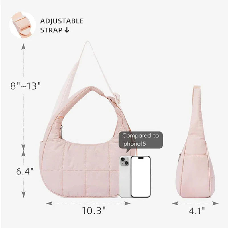 Sandsberg | Perfekte Alltag Frauen Handtasche mit Getränke Halter