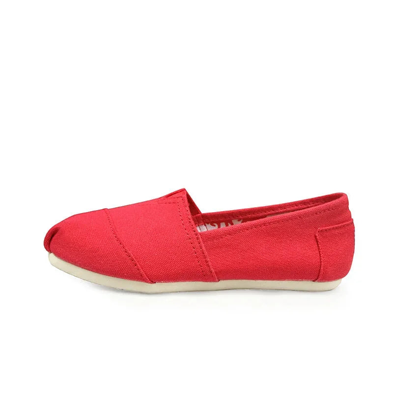 Männer und Frauen Einfarbige Schuhe Atmungsaktive Flache Canvas Flache Schuhe Einfarbig Weiche Leder Leinen Schuhe
