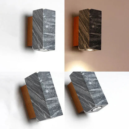 Sandsberg | ZenBeam – Graue Wabi-Sabi Wandleuchte für eine ruhige Atmosphäre