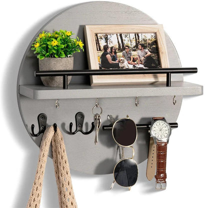 Sandsberg | EcoKey Holz Wand Schlüsselhalter – Nachhaltiges Design & Minimalistische Wohnorganisation