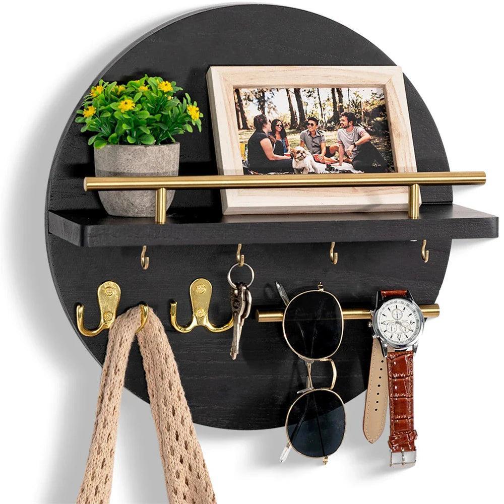 Sandsberg | EcoKey Holz Wand Schlüsselhalter – Nachhaltiges Design & Minimalistische Wohnorganisation