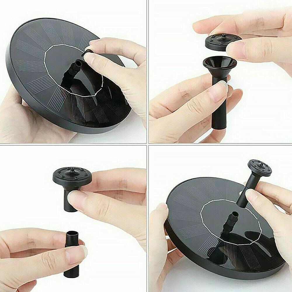 Zonnefontein voor zwembad-, vijver- en tuindecoratie