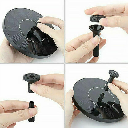 Zonnefontein voor zwembad-, vijver- en tuindecoratie