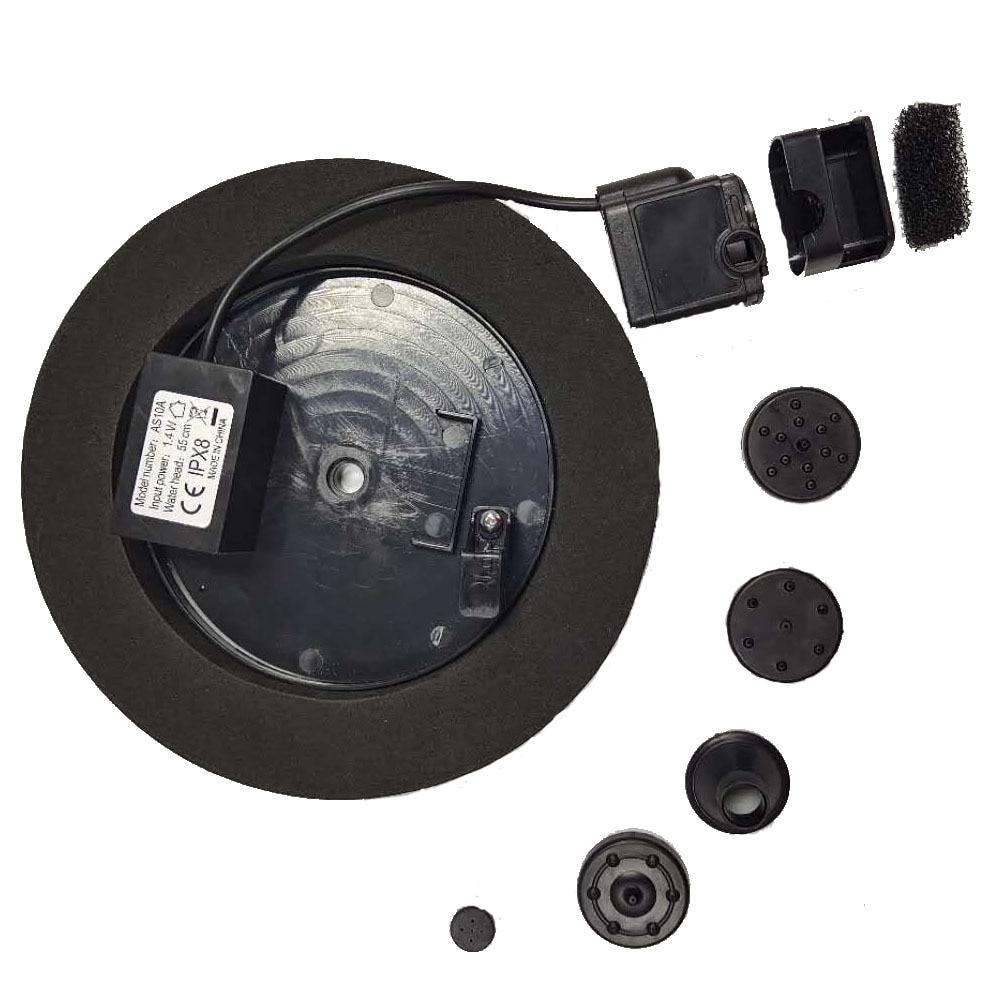 Zonnefontein voor zwembad-, vijver- en tuindecoratie