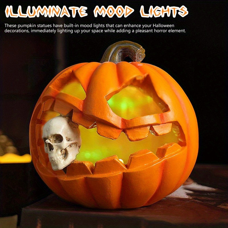 Sandsberg | Spukender Kürbis – Realistische Schädel Halloween Requisite Dekoration