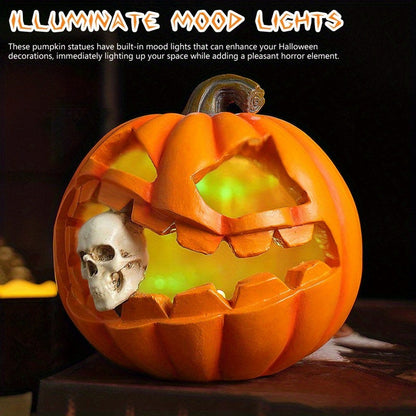 Sandsberg | Spukender Kürbis – Realistische Schädel Halloween Requisite Dekoration