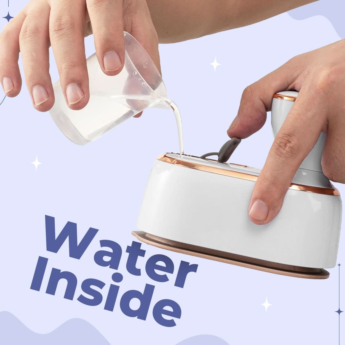 Sandsberg | Kompakter Reise-Dampfer für faltenfreie Kleidung