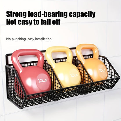 Sandsberg | StorGrid – Moderner Wandmontierter Drahtaufbewahrungskorb für Küchenorganisation