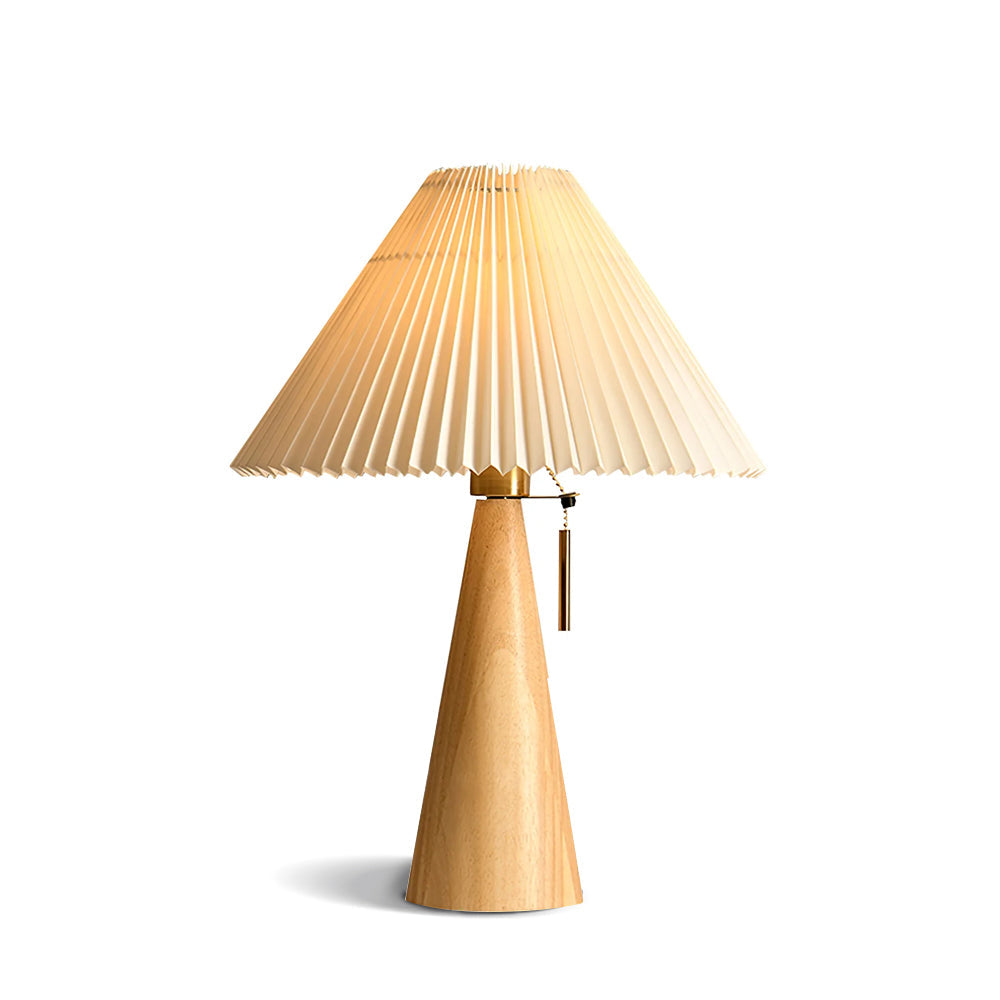 Sandsberg | AntiqueRadiance – Elegante Holz- und Metalltischlampe