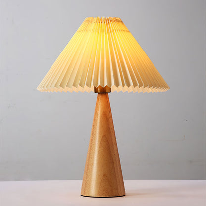 Sandsberg | AntiqueRadiance – Elegante Holz- und Metalltischlampe
