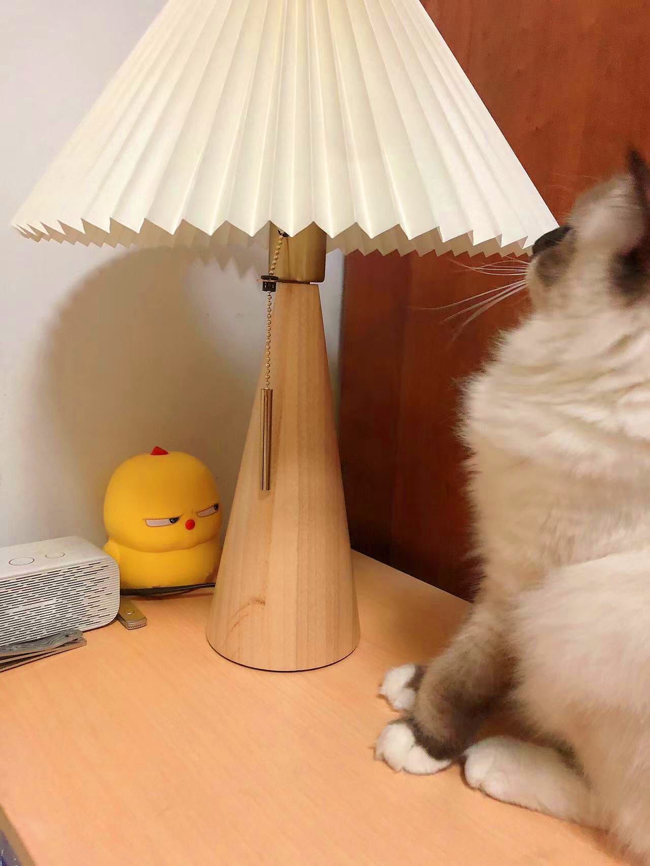 Sandsberg | AntiqueRadiance – Elegante Holz- und Metalltischlampe