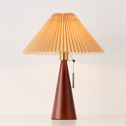 Sandsberg | AntiqueRadiance – Elegante Holz- und Metalltischlampe