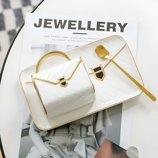 Chic Handtaschen Tassen Set