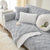 Wildlederplüsch elegantes Muster Sofa schützender rutschfester Couchbezug