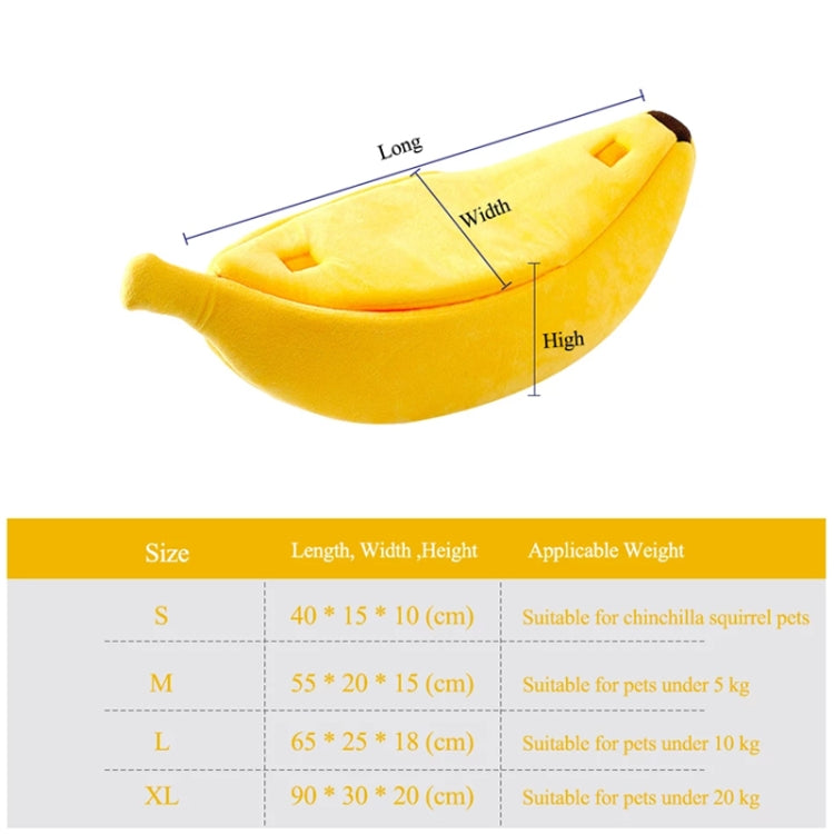 Sandsberg | Creative Kennel Banana Shape Cat Litter Winter Warm Pet Nest, Größe:XL(Grün)
