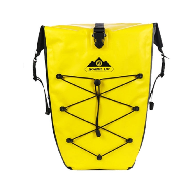 Sandsberg | WHEEL UP 25L WHFS001 Wasserdichte Fahrradtasche Regal Tasche Unilateral Rahmen Tasche Langstrecken Fahrradtasche 25L(Gelb)