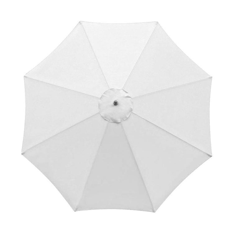Sandsberg | Polyester Balkon Sonnenschirm Ersatzstoff Rund Gartenmarkisenbezug, Größe: Durchmesser 3m 8 Rippen (Khaki)