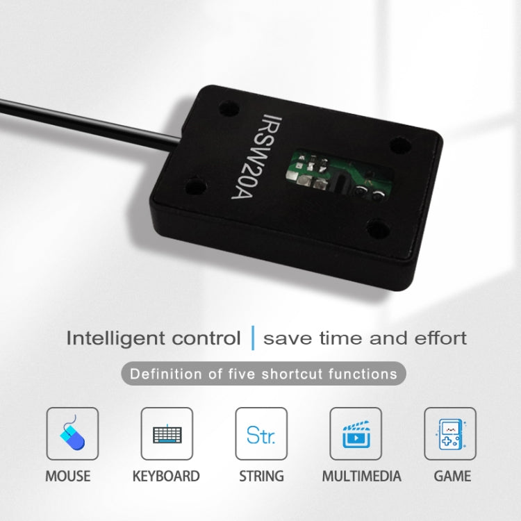 Sandsberg | Pcsensor IRSW20A USB-Schalter Programmierbare Tastatur Maus Automatischer Scanner Näherungssensor