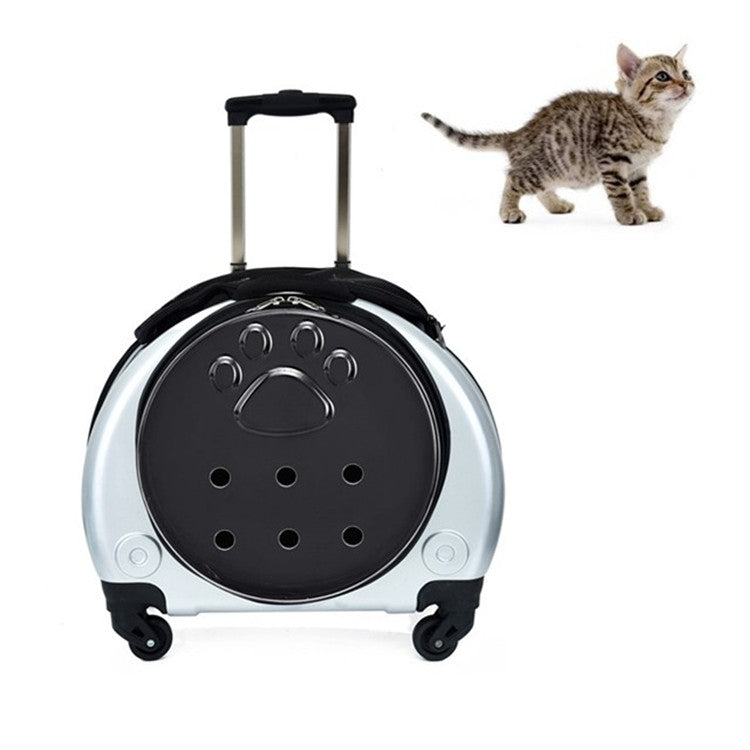 Sandsberg | Haustier Trolley Case Got Out Tragbare Haustiertasche (Silber)