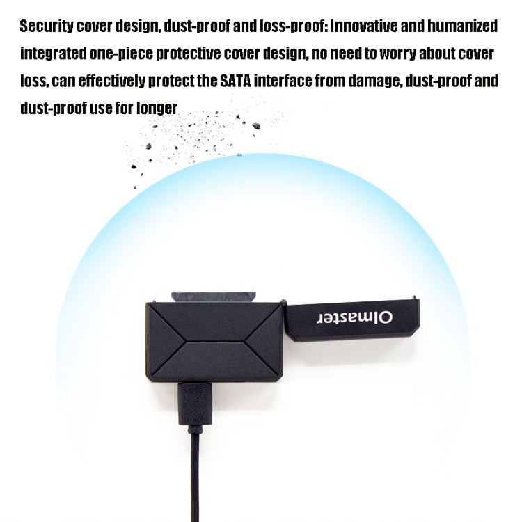Sandsberg | Olmaster Externer Notebook-Festplattenadapterkabel Einfaches Laufwerkskabel USB3.0 zu SATA Konverter, Stil:Festplatte + Type-C Adapter, Größe:3,5 Zoll (US-Stecker)