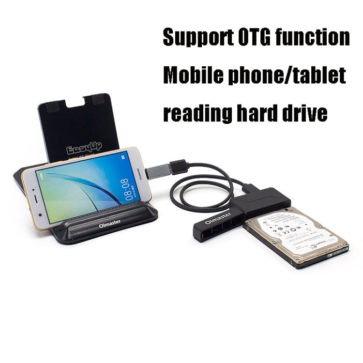 Sandsberg | Olmaster Externer Notebook-Festplattenadapterkabel Einfaches Laufwerkskabel USB3.0 zu SATA Konverter, Stil:Festplatte + Type-C Adapter, Größe:3,5 Zoll (US-Stecker)