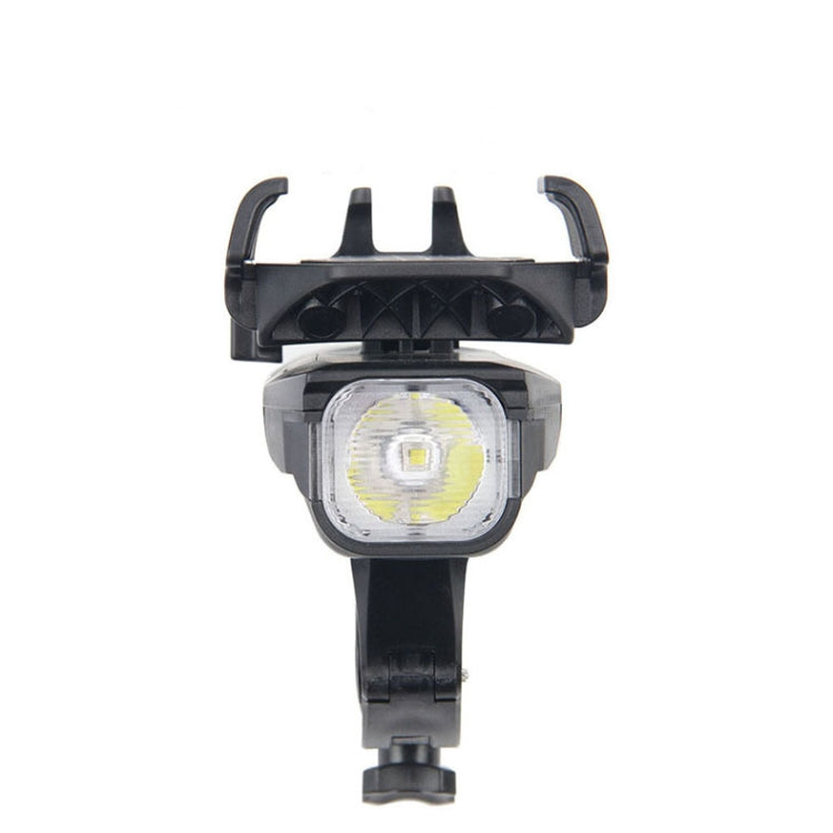 Sandsberg | 500LM Fahrradlicht Mobiltelefonhalter Multifunktionelles Frontlicht mit Hupe 4000 mAh (Schwarz Blau)