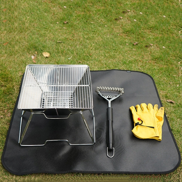 Sandsberg | CLS Outdoor Camping Silikon feuerfeste Decke Picknick Grill Wärmedämmung Pad, Größe: XL: 800x750mm