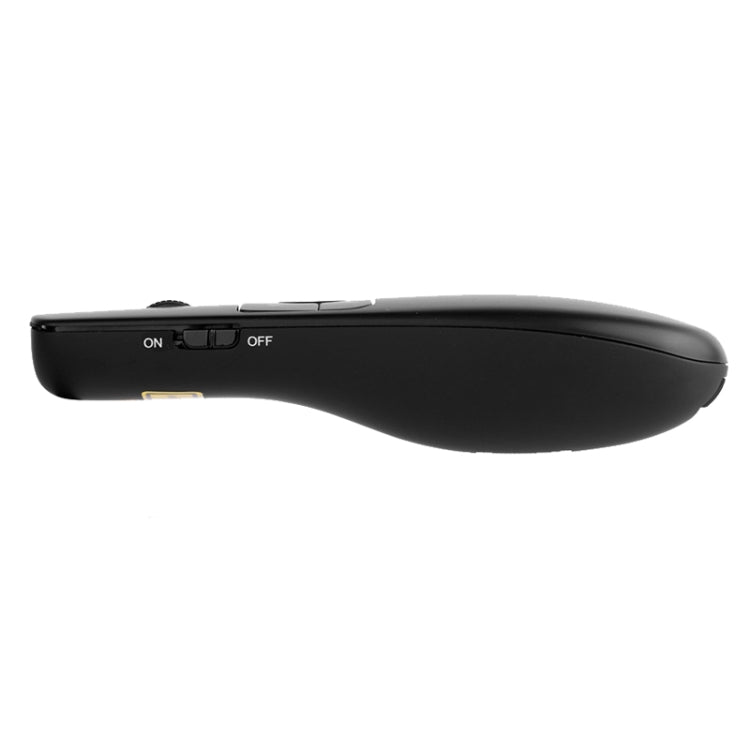 Sandsberg | Deli 2.4GHz Laser Teaching Page Flip Pen Remote Play Pen mit fliegender Maus, Modell: 2804 (Schwarz) Grünes Licht