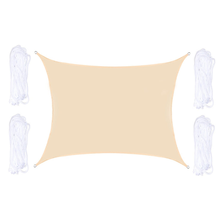 Sandsberg | Outdoor Garten Sonnensegel Wasserdicht Anti-UV Markise, Größe: 2.5m x 3m (Beige)