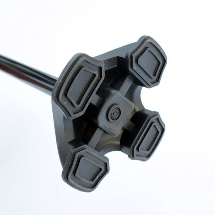 Sandsberg | Multifunktionale faltbare Doppeldrugelder Krücken aus Aluminiumlegierung Senioren Power-Assisted Gehstöcke vierbeinig mit Lichtern, Länge: 86-98cm (Schwarz)
