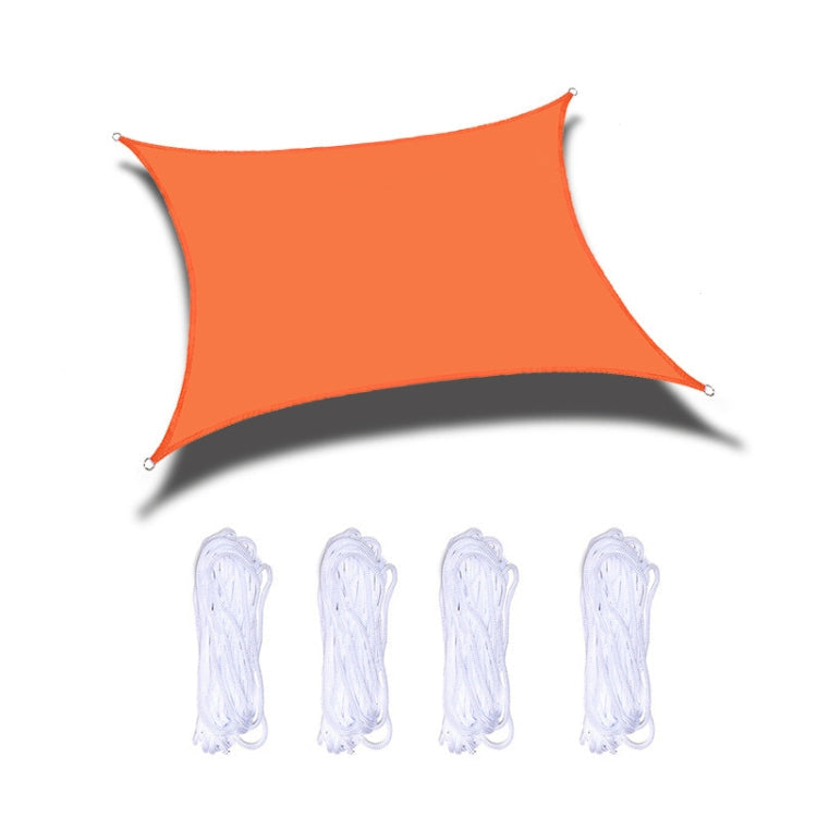 Sandsberg | Outdoor Garten Sonnensegel wasserdicht Antiv UV Dach, Größe: 5m x 5m(Orange)