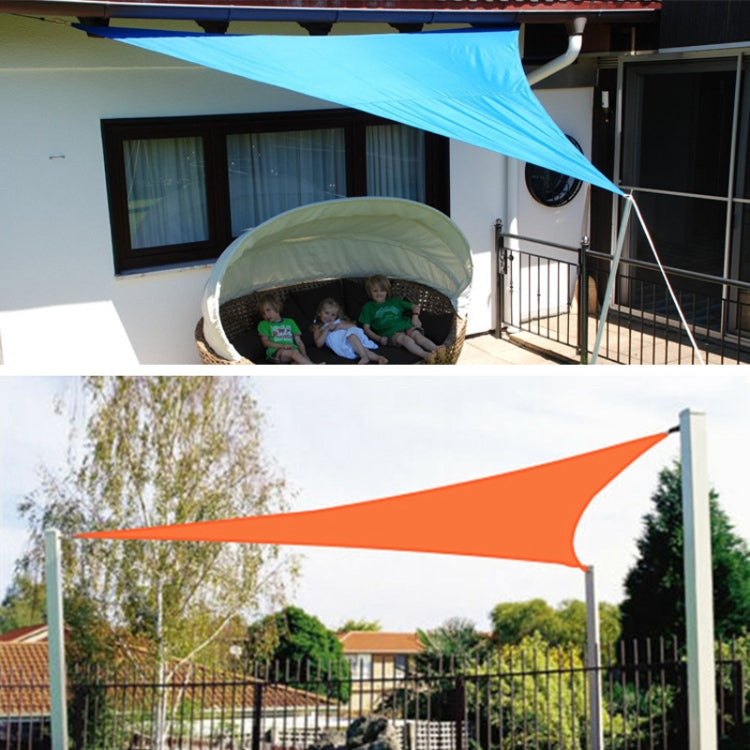 Sandsberg | Dreieckiger Outdoor-Garten-Sonnensegel wasserdicht Anti-UV Markise, Größe: 3m x 3m x 4,3m (Orange)