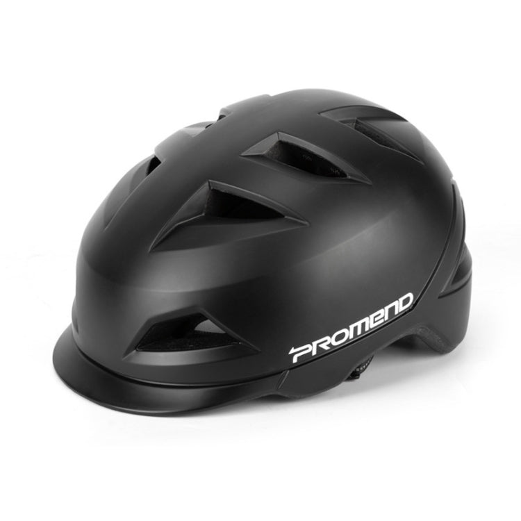Sandsberg | PROMEND 12H19 Sommer Cool Motorrad Fahrer Halbhelm Helm Outdoor Off-Road Helm mit Rücklicht, Größe: Code (Schwarz)