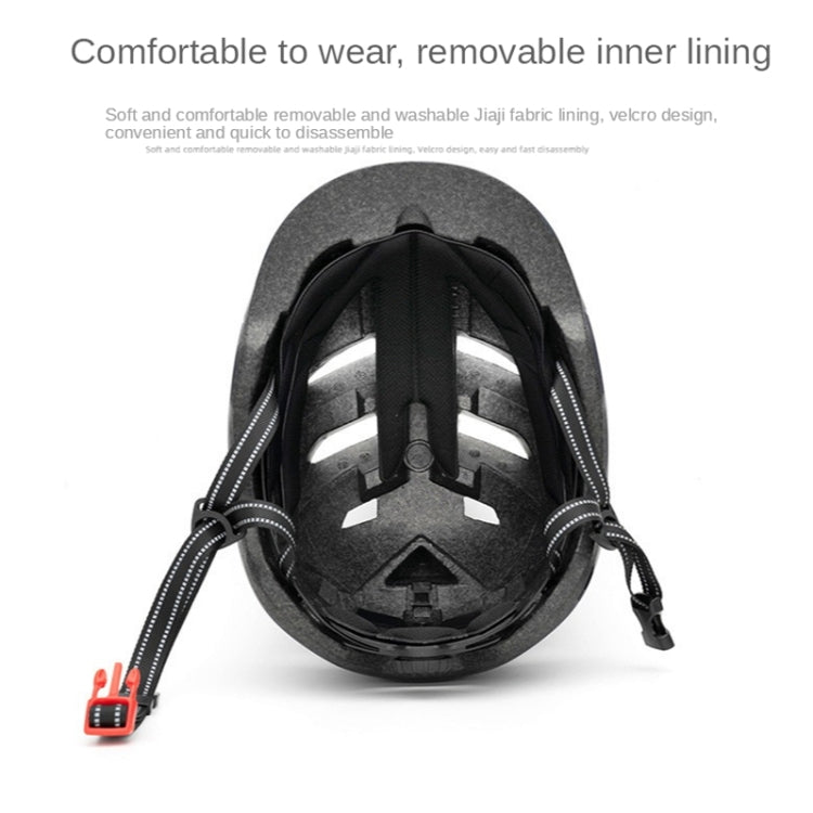 Sandsberg | PROMEND 12H19 Sommer Cool Motorrad Fahrer Halbhelm Helm Outdoor Off-Road Helm mit Rücklicht, Größe: Code (Schwarz)