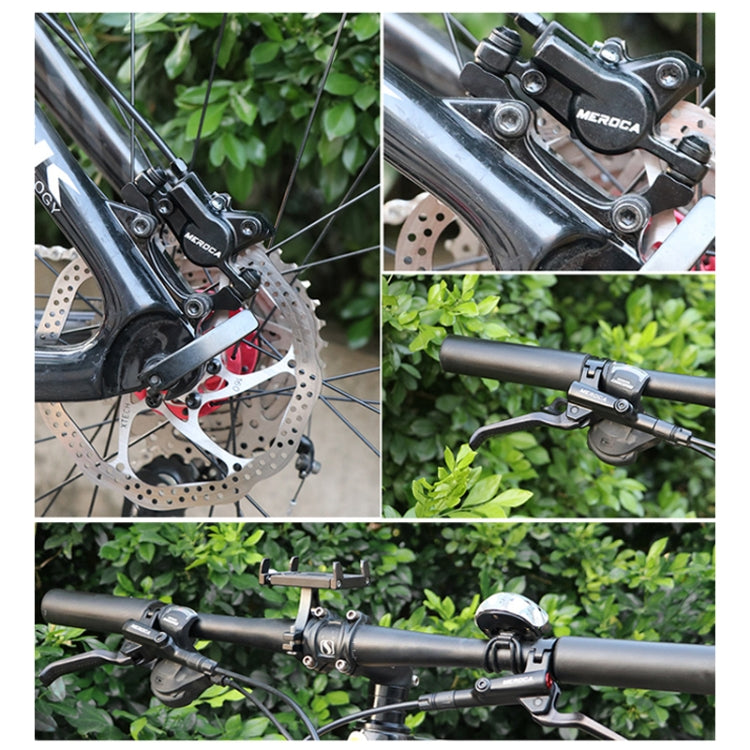 Sandsberg | Meroca M800 Fahrradbremse Mountainbike Universelle Beidseitige Bremse Öl Druck Scheibenbremse, Stil: Linke Hintere 1400mm
