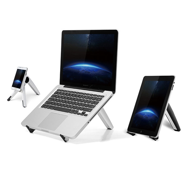Sandsberg | UP-1S Faltbarer Laptopständer Mobiltelefon Tablet Desktopständer (Schwarz)