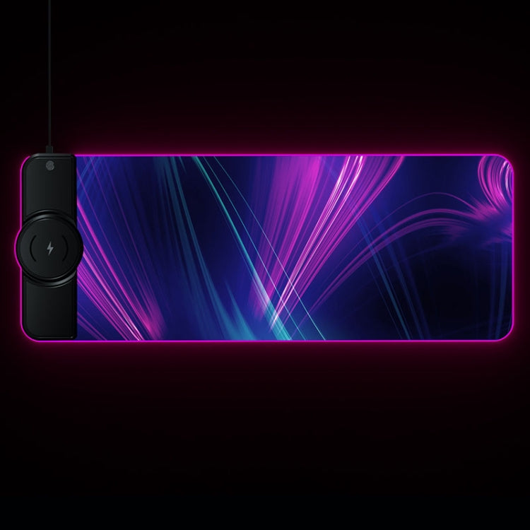 Sandsberg | K9186 Multifunktionale RGB-Beleuchtung Mauspad mit Wireless Charger (Bunt)