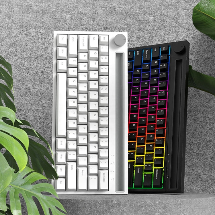 Sandsberg | Ajazz K620T 62 Tasten Bluetooth Wireless Dual Mode Mechanische Tastatur, Stil: Blaues Schaft (Schwarz)