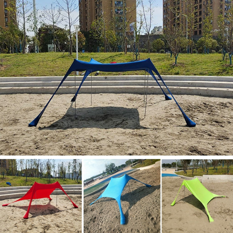 Sandsberg | Outdoor Strand Lycra Sonnensegel Camping Zelt Sonnenschutz Angelzelt, Größe: 210x160x150cm (Grün)