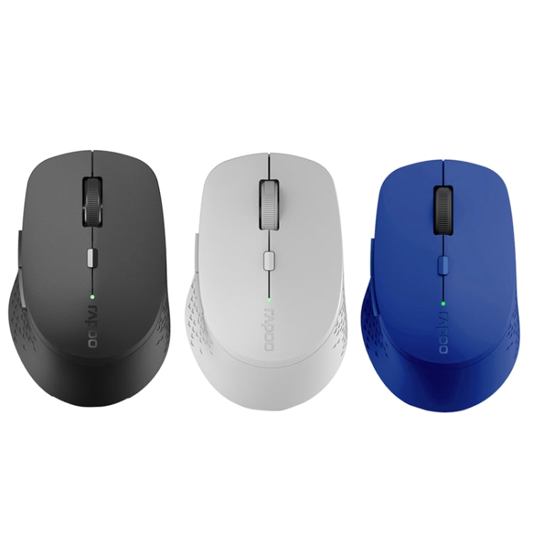 Sandsberg | Rapoo M300G 1600DPI 3 Tasten Laptop Büro Silent Wireless Bluetooth Maus (Dunkelgrau)