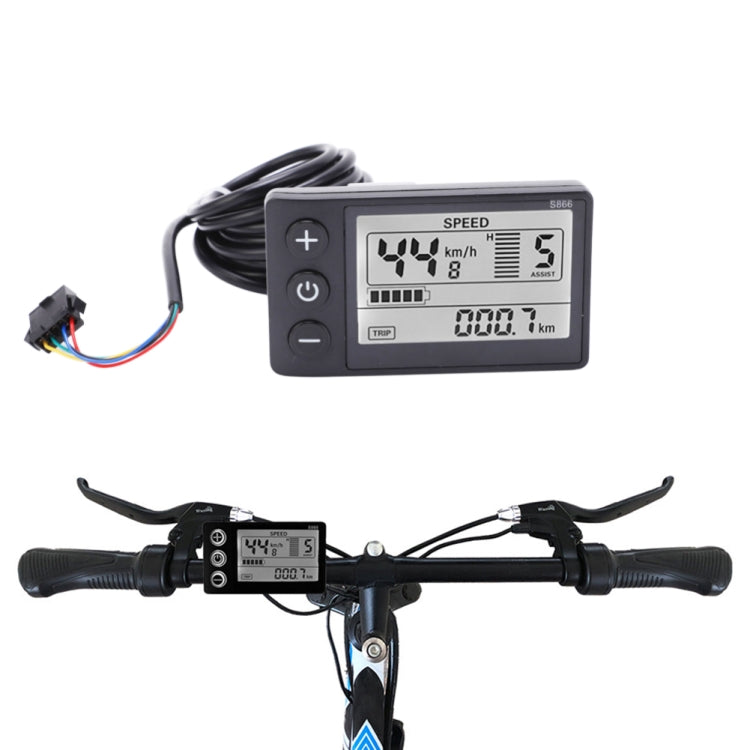 Sandsberg | S866 Elektrofahrrad Mountainbike LCD-Meter, Spezifikation: A-Typ